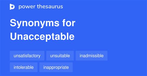 undesirable synonym|synonyms unacceptable.